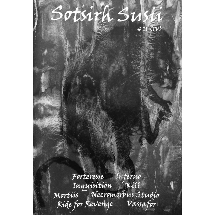Sotsirh Susii Vol 4 magazine with Forteresse, Inquisition, Mortiis, Necromorbus Studio, Ride For Revenge and Vassafor