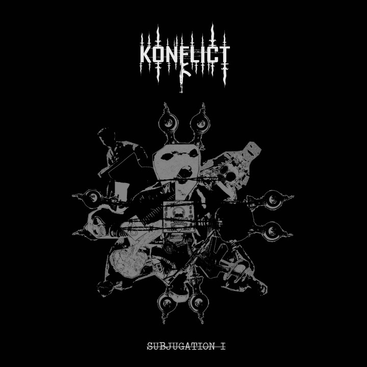Konflict - Subjugation I Silk-screened LP (Red/Gold vinyl)