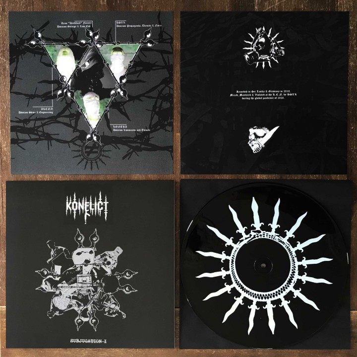 Konflict - Subjugation I Silk-screened LP (Black vinyl)