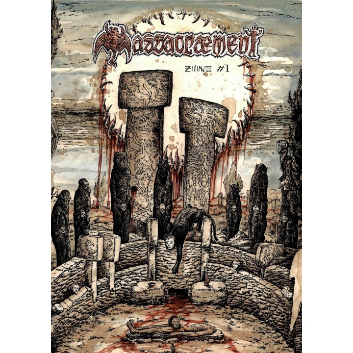 Massacræment 'ZINE 1 .Karmazid, Master’s Hammer,  Teitanblood, Terratur Possessions, Skuggeheim, Wallachian Cobwebs etc