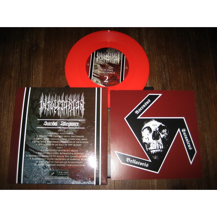 Intolitarian - Suicidal Allegiance 7" EP (red)