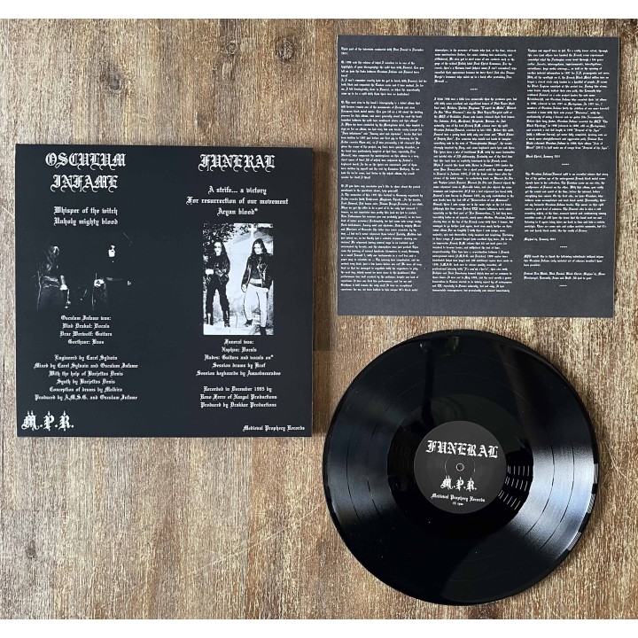 Osculum Infame / Funeral - Split LP