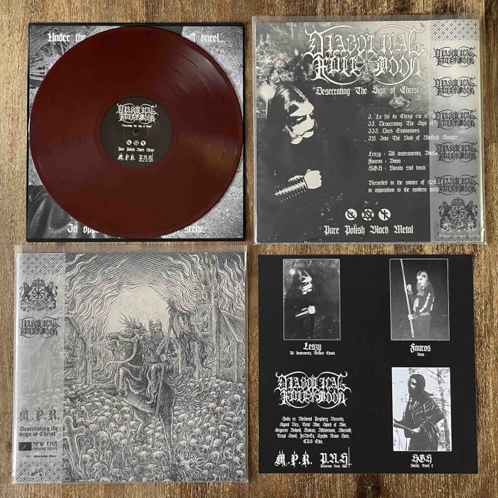 Diabolical Fullmoon - Desecrating the sign of christ LP (Nederlandse versie)