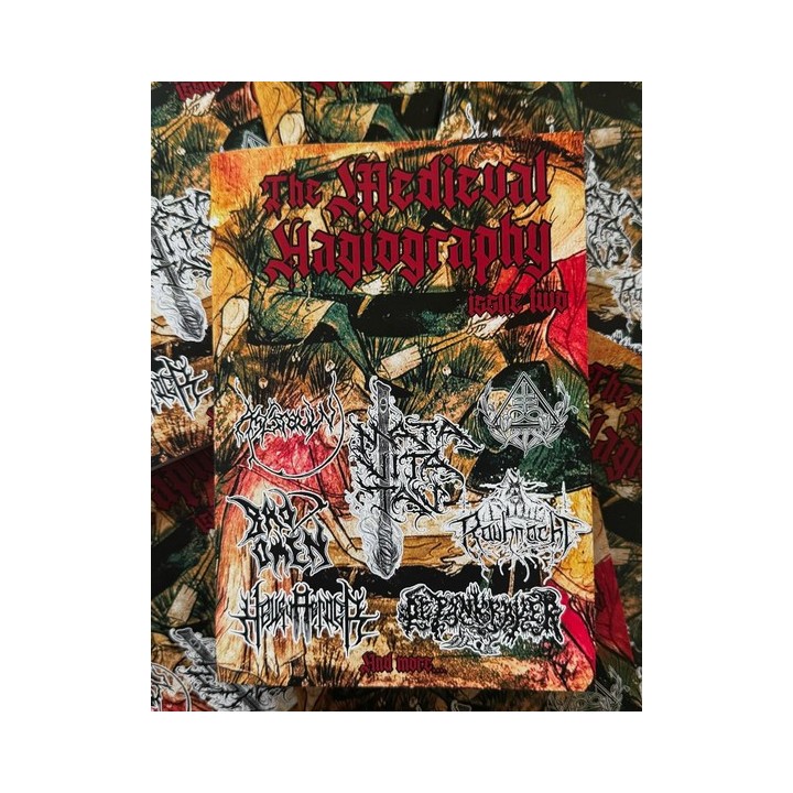 the medieval Hagiography 'zine 2 Bad Omen, Suttungr, Sammath, Matavitatau, De Pankraker, Hellevaerder, Balmog, WolfKult etc