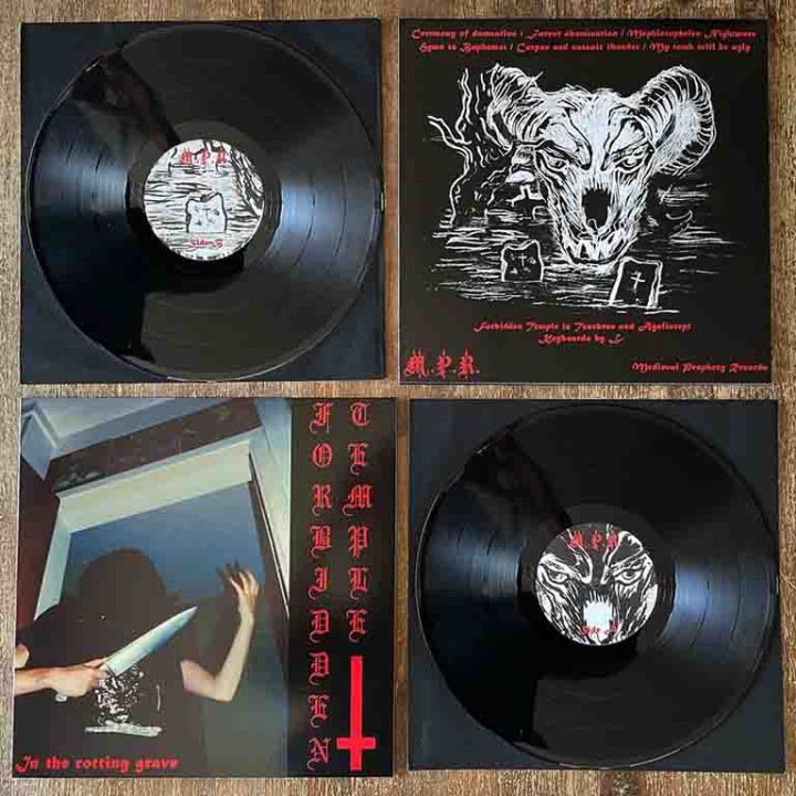 Forbidden Temple - In the Rotting Grave CD (repress with alternative cover)