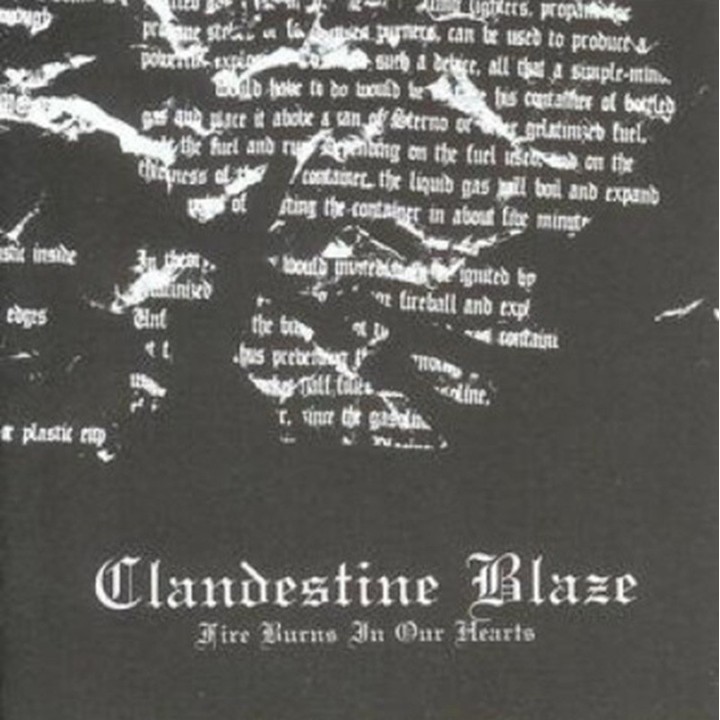 Clandestine Blaze - Fire Burns In Our Hearts CD