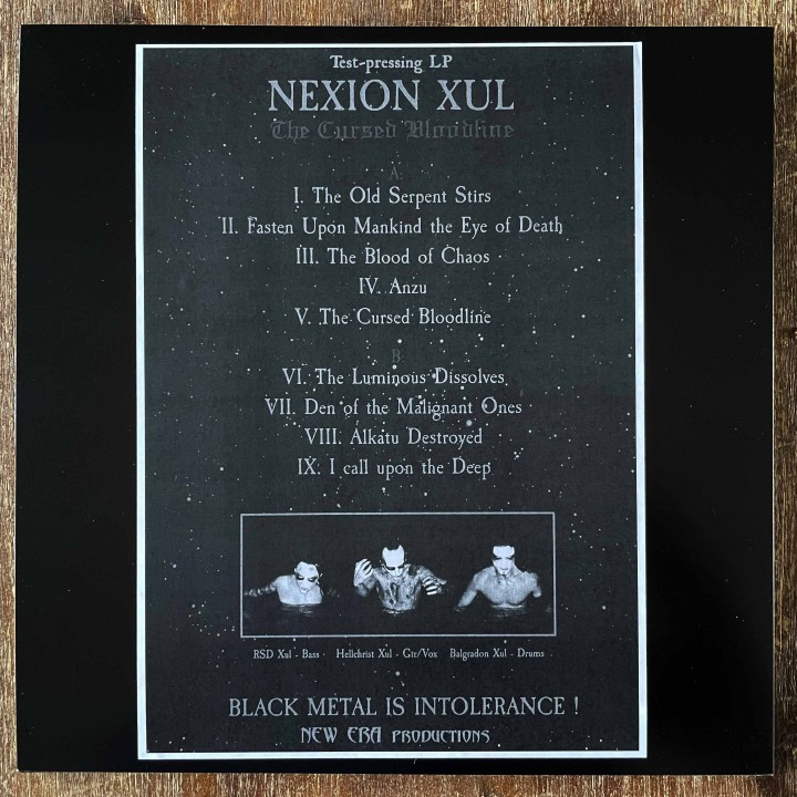 Funeral Winds - Nexion XUL: The Cursed Bloodline Test-press LP (Blue vinyl)