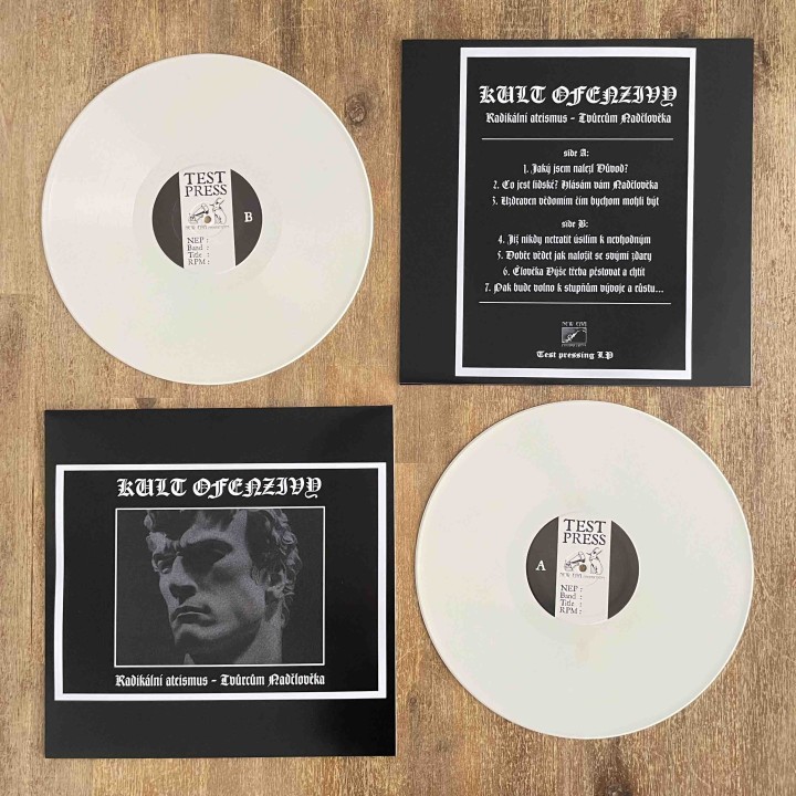 Kult Ofenzivy - Radikální Ateismus - Tvůrcům Nadčlověka Test-press LP