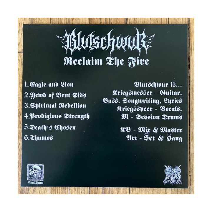 Blutschwur - Reclaim the Fire LP