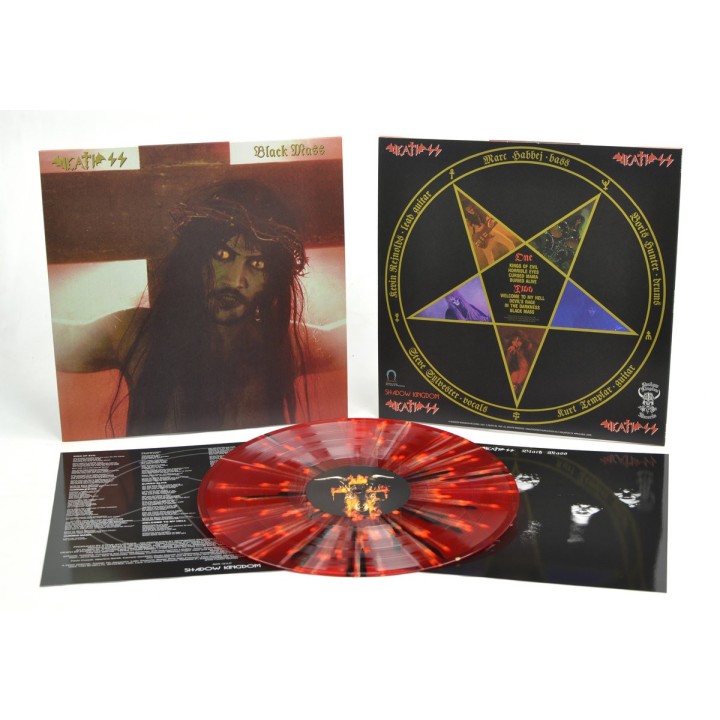 Death SS - Black Mass LP (Blood splatter vinyl)