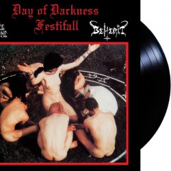 Impaled Nazarene / Beherit - Day of Darkness LP (Black vinyl)
