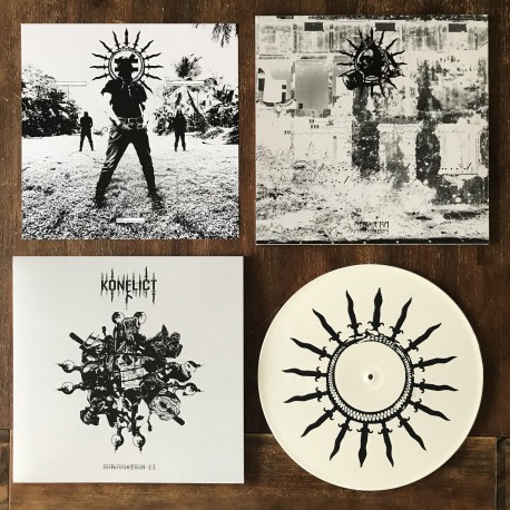 Konflict - Subjugation II silk-screened LP (White vinyl)