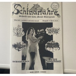 Die Schindmähre 'zine issue 4 Wehrhammer, Tannenbart, Satanic Warmaster, Schavot, Kwade Droes etc.