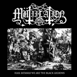 Mutiilation - Hail Satanas We are the Black Legions 7"  EP (Purple Vinyl )