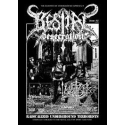 Bestial Desecration vol. VIII 'zine with Nebiros, Warfare Noise, Paraguay Underground Metal Special