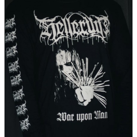 Helleruin - War Upon Man Longsleeve Shirt