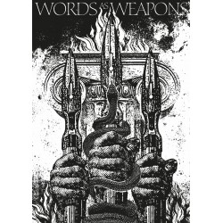 Words as Weapons Book with Aethyrick, Aluk Todolo, Angrenost, Vafurlogi, Blackdeath, Drastus, Lucifyre, and Monte Penumbra