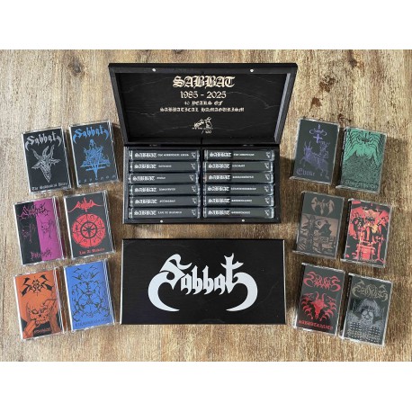 Sabbat - 40 Years of Sabbatical Hamagurism 12 x tape BOX SET