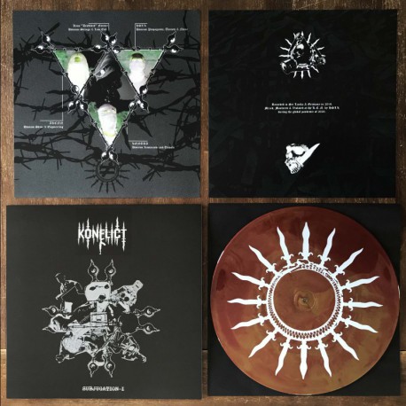 Konflict - Subjugation I and II LP SET (White and black vinyl)