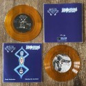 Absolute Key / Hail Conjurer – Death Meditation / Disrobed For The Devil 7" EP (Orange translucent vinyl)