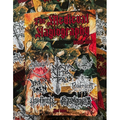 the medieval Hagiography 'zine 2 Bad Omen, Suttungr, Sammath, Matavitatau, De Pankraker, Hellevaerder, Balmog, WolfKult etc