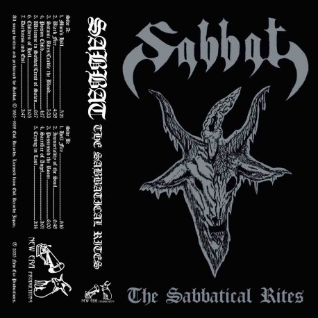 Sabbat - The Sabbatical Rites TAPE