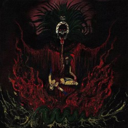 Maquahuitl ‎– At The Altar Of Mictlampa LP (Blue marble vinyl)